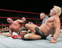 My brother got pretty good at the Figure Four Leg Lock. 