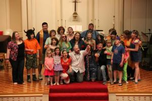 Our Riverside UMC "Godspell" cast