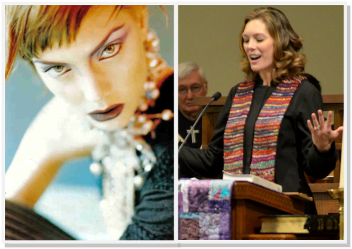 Rev. Sarah Renfro, former fashion model. Now preaching the good news of your body.