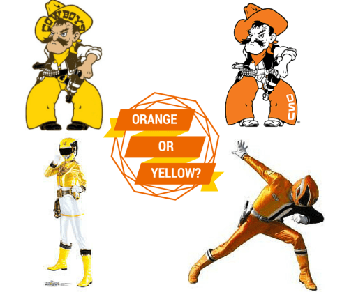 The 2015 Mascot Bracket comes down to Orange Power Ranger versus Yellow Power Ranger. There's no way to choose.